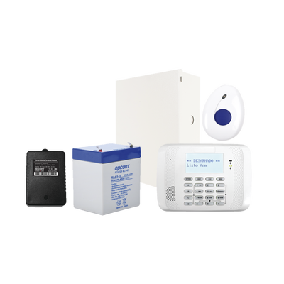 HONEYWELL HOME RESIDEO Kit de Panel de Alarma VISTA48 con Botón de Pánico y Detección de Caídas inalámbrico, Gabinete, Transformador y Batería MOD: VISTA48LA-FALL