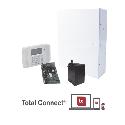 HONEYWELL HOME RESIDEO Sistema de alarma VISTA48/6162RF con Gabinete, Transformador y teclado Alfanumérico con receptor RF MOD: VISTA48LANT
