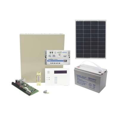 HONEYWELL HOME RESIDEO Sistema de Alarma VISTA48LA Alimentado por Celda Solar, incluye Teclado con Receptor Inalambrico MOD: VISTA48SOLAR/6160RF