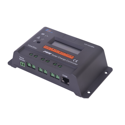 EPEVER Controlador Solar de Carga y Descarga PWM 12/24V 10A con Display, Parámetros Configurables MOD: VS-1024-BN