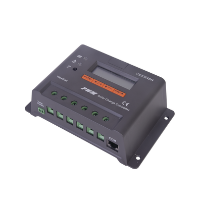 EPEVER Controlador Solar de Carga y Descarga PWM 12/24V 20A con Display, Parámetros Configurables MOD: VS-2024-BN