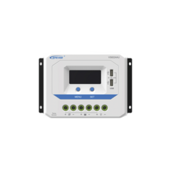 EPEVER Controlador Solar de Carga PWM 12/24V 60 A, Salida USB, con Display MOD: VS6024AU