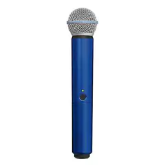 Shure WA713-BLU Manga Decorativa para Micrófono BLX con SM58 o Beta58 - Azul, Potente y Duradero - Ideal para Sonido en Vivo y Grabaciones
