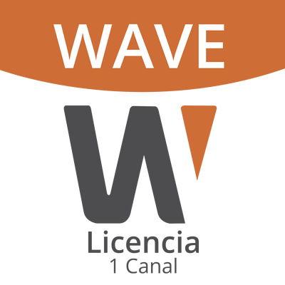 Hanwha Techwin Wisenet Licencia de 1 Canal de Wisenet Wave Profesional MOD: WAVE-PRO-01
