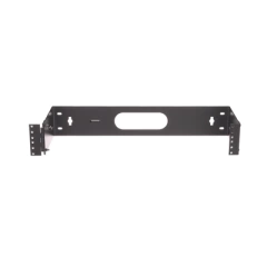 PANDUIT Rack Abierto de Instalación en Pared con Bisagras, Profundidad de 159 mm, 19 in de Ancho, 2 UR, Color Negro MOD: WBH2