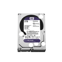 Western Digital (WD) Disco Duro PURPLE de 2TB / 3 AÑOS DE GARANTÍA / Para Videovigilancia MOD: WD20PURZ