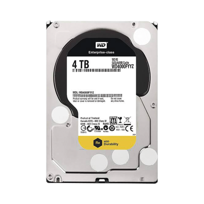 Western Digital (WD) Western Digital Re 4TB / 7200RPM / optimizado para NAS MOD: WD4000FYYZ