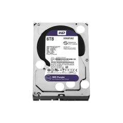 Western Digital (WD) Disco Duro PURPLE de 6TB / 3 AÑOS DE GARANTÍA / Para Videovigilancia MOD: WD60PURZ