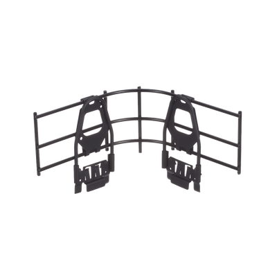 PANDUIT Accesorio de Control de Radio de Curvatura en Cruces, Tes o Intersecciones, en Charolas Wyr-Grid® de Panduit, 101.6 mm de Alto, Color Negro MOD: WGINTBRC4BL