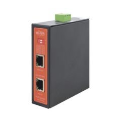 WI-TEK Splitter PoE IN hasta 90 W / Salida DC 12v/16V/24v o 48V / Carcasa metálica / Industrial soporte para riel DIN / Aplicaciones CCTV MOD: WIPOE55SBTIDC