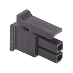 SYSCOM Receptáculo de dos posiciones en Conector Rectangular de Carcasa Negra de 0.118 "(3.00 mm) Molex. MOD: WM1783-ND