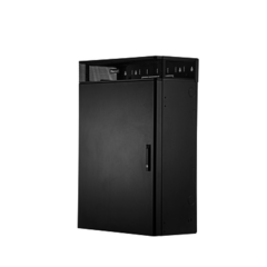 PANDUIT Gabinete de Montaje en Pared TrueEdge™, Con 6 UR para Equipo Activo y 6 UR para Paneles de Parcheo, Fabricado en Acero, Color Negro MOD: WME6BL