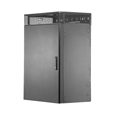 PANDUIT Gabinete de Montaje en Pared TrueEdge™, Con 9 UR para Equipo Activo y 9 UR para Paneles de Parcheo, Fabricado en Acero, Color Negro MOD: WME9BL