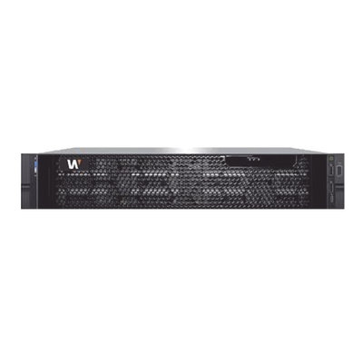 Hanwha Techwin Wisenet NVR Wisenet WAVE basada en Windows / Montable en Rack 2U / Incluye licencia WAVE-PRO-04 / 470 Mbps throughput / Incluye 16 TB para almacenamiento MOD: WRR-P-S202W1-16TB