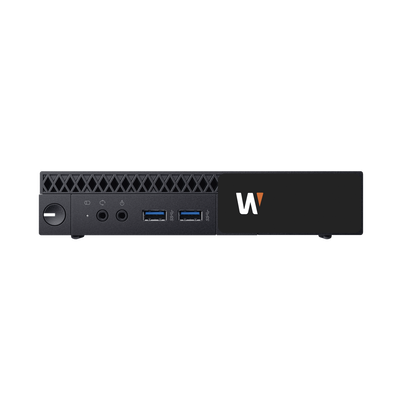 Hanwha Techwin Wisenet Estación de trabajo cliente Wave con 2 salidas de vídeo Intel Core i7, 16GB RAM, 256 SSD, Windows 10 IoT Enterprise. MOD: WWT-P-7201MW
