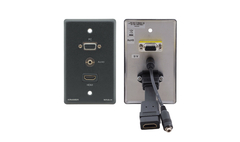 KRAMER WXA-H Wall Plate Pasivo — 15 pines HD, Audio 3.5mm y HDMI. - comprar en línea
