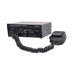 EPCOM INDUSTRIAL SIGNALING Sirena Vehicular de 100W de Potencia, Con Switch Giratorio de 6 posiciones y Micrófono Integrado de Uso Rudo MOD: X-100-A