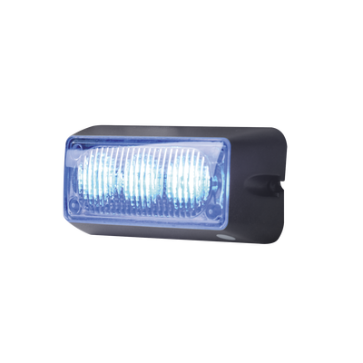 EPCOM INDUSTRIAL SIGNALING Luz auxiliar brillante con 3 LEDs, color azul, mica transparente MOD: X109-B