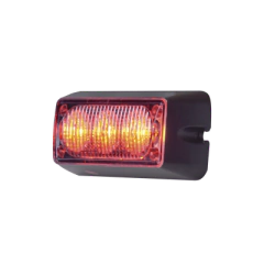 EPCOM INDUSTRIAL SIGNALING Luz Auxiliar Brillante con 3 LEDs, Color Rojo, Mica Transparente MOD: X109-R