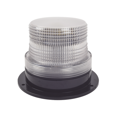 EPCOM INDUSTRIAL SIGNALING Burbuja brillante de Larga Vida Útil, con 8 LEDs, Color Claro, Domo Claro MOD: X126-W