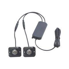 EPCOM INDUSTRIAL SIGNALING Estrobos Ocultos de 6 LED, Color ámbar X12A
