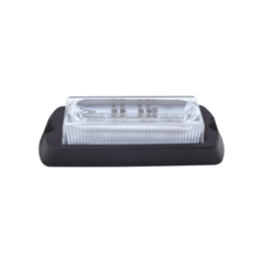 EPCOM INDUSTRIAL SIGNALING Luz Auxiliar Ultra Brillante de 8 LED's en color Rojo/Azul con mica transparente MOD: X13-RB