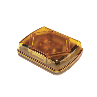 EPCOM INDUSTRIAL SIGNALING Mini Barra con 18 Poderosos LEDs, Color Ámbar Con Montaje Magnetico MOD: X1665AMG