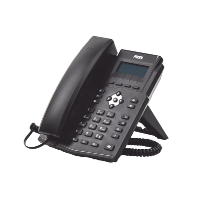 FANVIL Teléfono IP empresarial para 2 lineas SIP con pantalla LCD, Puertos Gigabit, Códec Opus, conferencia de 3 vías, PoE. MOD: X1SG