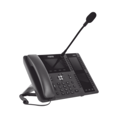 FANVIL Teléfono empresarial IP hasta 20 lineas SIP, micrófono exterior, 106 botones DSS, Bluetooth integrado para diademas, puertos Gigabit, soporta recepción video, PoE MOD: X210I