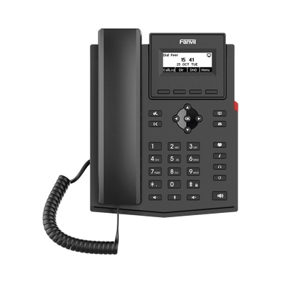 FANVIL Teléfono IP WiFi empresarial para 2 líneas SIP con pantalla LCD, Códec Opus, conferencia de 6 vías. MOD: X301W