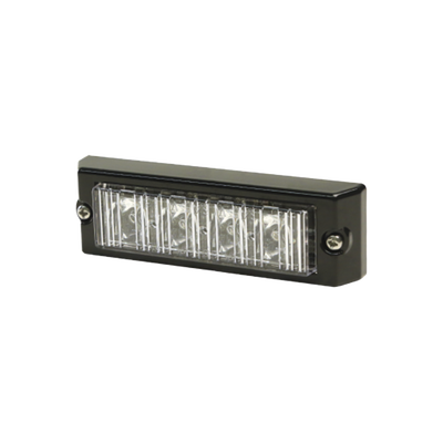 ECCO Luz Auxiliar Serie X3704, 4 LEDs Ultra Brillantes, color Rojo / Azul MOD: X3704-RB