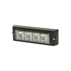 ECCO Luz Auxiliar Serie X3704, 4 LEDs Ultra Brillantes, color Claro MOD: X3704-W