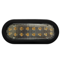 ECCO Luz direccional LED ovalada Roja con montaje de ojal de 7.5 pulgadas MOD: X3965R