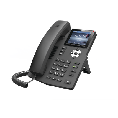 FANVIL Teléfono IP empresarial para 2 lineas SIP con pantalla LCD de 2.4 Pulgadas a color y conferencia de 3 vías MOD: X3S