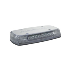 ECCO Mini Barra de Luces Ultra Brillante, color domo claro, LED azul, Ideal para Seguridad Privada MOD: X-5590CB