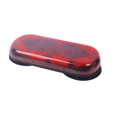 EPCOM INDUSTRIAL SIGNALING Mini barra con 24 LED, Color Rojo y Montaje Magnético de Succión MOD: X605-R