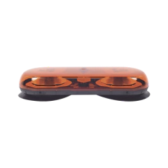 EPCOM INDUSTRIAL SIGNALING Mini Barra con 18 LED, Color Ámbar con Montaje Magnético de Succión MOD: X606-SA