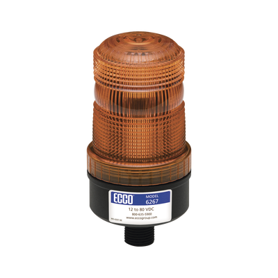 ECCO Mini baliza de LED color ambar montaje permanente SAE Clase III MOD: X6267-A