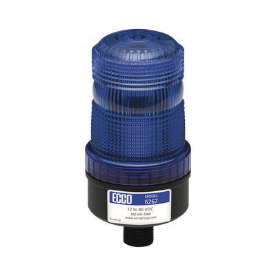 ECCO Mini baliza de LED color azul montaje permanente SAE Clase III MOD: X6267-B