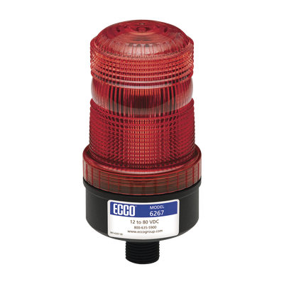 ECCO Mini baliza de LED color rojo montaje permanente SAE Clase III MOD: X6267-R