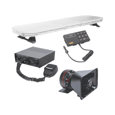 EPCOM INDUSTRIAL SIGNALING Kit básico para equipamiento de unidades de Seguridad Pública MOD: X67RBAKIT