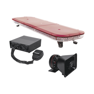 EPCOM INDUSTRIAL SIGNALING Kit básico para equipamiento de unidades de emergencias, ambulancias y vehículos de bomberos MOD: X67RV2KIT