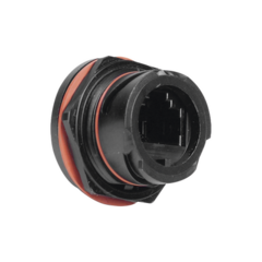 SIEMON Jack Reforzado "Ruggedized" MAX, Cat6, Para Uso Industrial o Exterior, Protección IP67 MOD: X6SIEMON