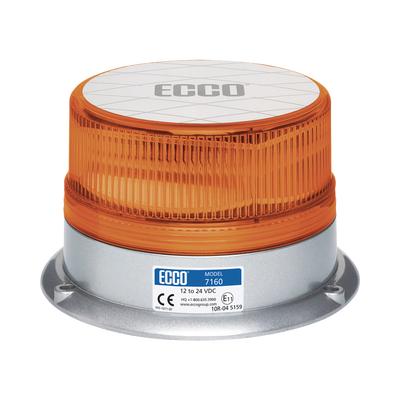 ECCO Baliza LED: Reflex, 12-24 Vcc, 15 patrones de destello, ámbar MOD: X7160A