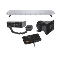 EPCOM INDUSTRIAL SIGNALING Kit básico para equipamiento de unidades de Seguridad Pública MOD: X75RBSKIT