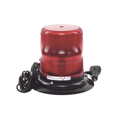 ECCO Baliza LED color rojo con montaje magnético de succión de 7" de altura MOD: X7970RVM
