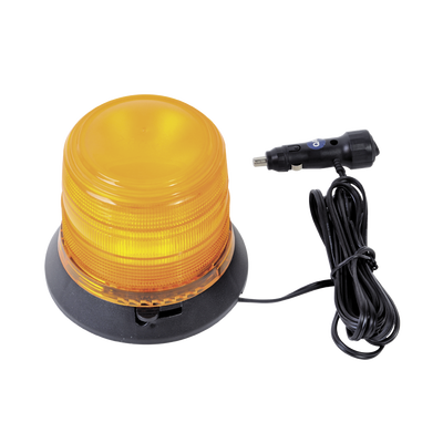 EPCOM INDUSTRIAL SIGNALING Burbuja Brillante de 6 LEDs, Color Ámbar con Montaje Magnético X905-A