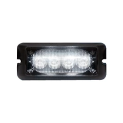 EPCOM INDUSTRIAL SIGNALING Luz auxiliar brillante con 4 LEDs, color ámbar, mica transparente MOD: XB-109-A