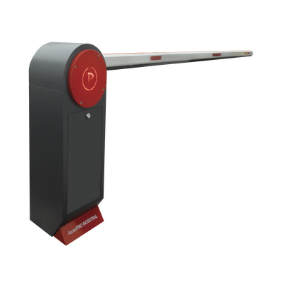 AccessPRO Barrera Vehicular / Brazo de 5.5 m / Incluye Brazo Iluminado / Diseño Elegante / Serie INDUSTRIAL MOD: XB-5000-R