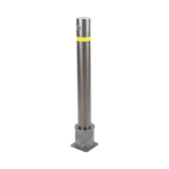 ACCESSPRO Bolardo Desmontable de Acero Inoxidable de 900 mm de Altura / Ideal para aplicaciones de delimitaciones vehiculares y peatonales MOD: XB-900-FL